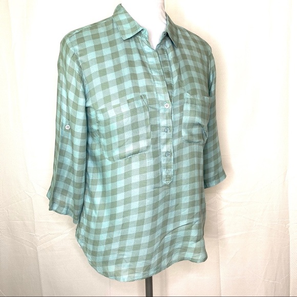 Bella Dahl Tops - Bella Dahl Tunic Top Pullover  Checkered‎ - S